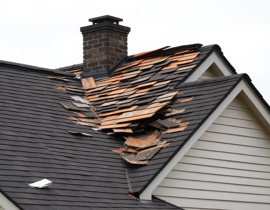Before: Storm repair · Charlotte, NC